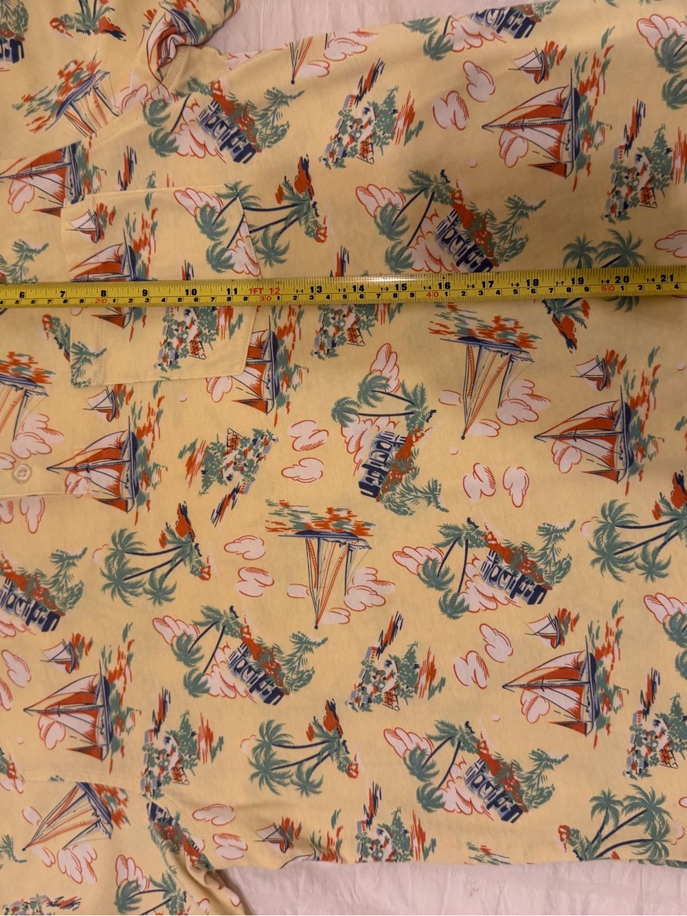 Ralph Lauren Yellow Sailboat & Palm Print Polo - Picture 6 of 6